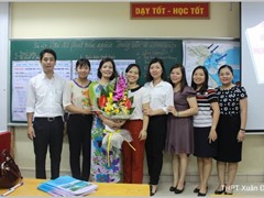 Hội thi giáo viên dạy giỏi cấp cụm môn Địa lý (NH 2015-2016)