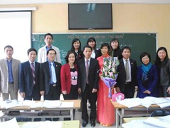 Hội thi giáo viên dạy giỏi Ngữ văn tích hợp giảng dạy Văn minh thanh lịch cấp thành phố năm học 2014-2015