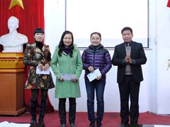 Hội nghị tổng kết hoạt động giảng dạy HKI và khen thưởng các đồng chí đạt thành tích cao trong học kỳ I