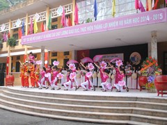Tưng bừng, rộn rã lễ khai giảng năm học mới 2014-2015