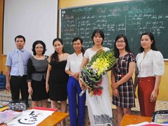 Hội thi giáo viên dạy giỏi tích hợp văn minh thanh lịch cấp cụm năm học 2014-2015