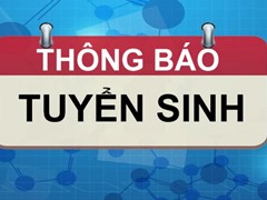 Thông Báo Lịch Tuyển Sinh Năm Học 2019-2020