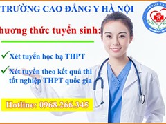 Trường Cao đẳng Y Hà Nội gửi Thông báo tuyển sinh năm 2020