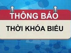 Thời Khóa Biếu Áp Dụng Từ 19/4/2021