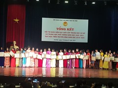 Lễ Tổng Kết Và Trao Giải Hội Thi Giáo Viên Giỏi Cấp Thành Phố Năm Học 2020-2021