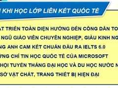 Trường THPT Xuân Đỉnh Tuyển Sinh Lớp Liên Kết Quốc Tế