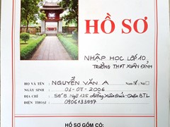 Đơn đăng ký nguyện vọng theo ban & Đơn đăng ký học lớp Quốc Tế