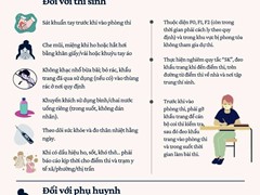 Những Việc Cần Làm Của Thí Sinh và Phụ Huynh Trong Kỳ Thi Vào 10 Để Phòng Chống Dịch Covid