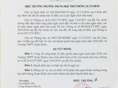 Công Khai Quyết Toán Ngân Sách Năm 2020