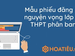 4. Đơn nguyện vọng phân ban tuyển sinh năm học 2022-2023