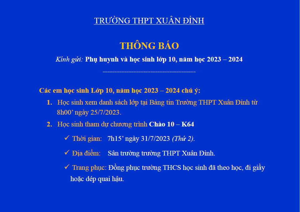 TB Tập Trung