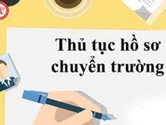 Quy Trình Giải Quyết Thủ Tục Chuyển Trường Và Xin Học Lại  Năm Học 2023-2024