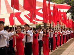 Trường THPT Xuân Đỉnh Tưng Bừng Tổ Chức Lễ Khai Giảng Lần Thứ 64