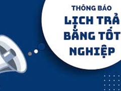 Trường THPT Xuân Đỉnh thông báo về việc trả bằng tốt nghiệp cho học sinh tốt nghiệp năm 2024