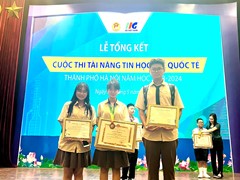 Lễ Tổng Kết Cuộc Thi Tin Học Trẻ Quốc Tế TP Hà Nội Năm Học 2023-2024