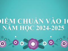 Quyết định điểm chuẩn trúng tuyển vào lớp 10 THPT công lập năm học 2024-2025