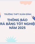 Thông Báo Về Việc Trả Bằng Tốt Nghiệp Năm 2025