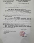 Quyết Định Về Việc Ủy Quyền Điều Hành Công Việc Của Trường THPT Xuân Đỉnh