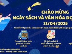 BẢN TIN HƯỞNG ỨNG “NGÀY SÁCH VÀ VĂN HÓA ĐỌC VIỆT NAM 21/04/2025”