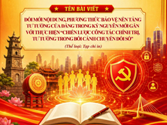 Bài dự thi "Cuộc thi chính luận bảo vệ nền tảng tư tưởng của Đảng lần thứ 6, năm 2026" của cô giáo Nguyễn Hồng Lê (Trường THPT Xuân Đỉnh)