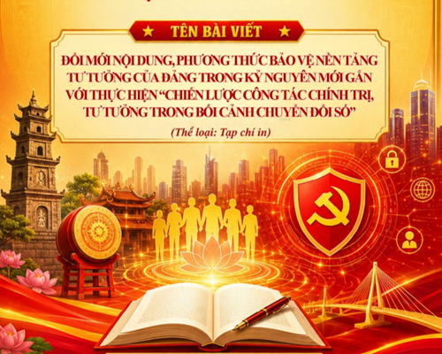 Bài dự thi "Cuộc thi chính luận bảo vệ nền tảng tư tưởng của Đảng lần thứ 6, năm 2026" của cô giáo Nguyễn Hồng Lê (Trường THPT Xuân Đỉnh)