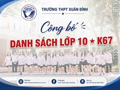 Danh sách học sinh lớp 10 - Năm học 2026-2027