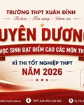 Tuyên dương học sinh đạt điểm cao các môn thi - Kỳ thi tốt nghiệp THPT năm 2026
