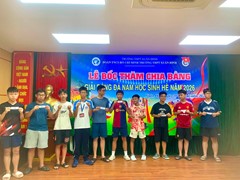 Lễ bốc thăm chia bảng giải bóng đá nam học sinh hè 2026