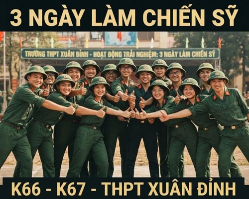 Đi để trưởng thành: Đoạn phim thanh xuân vô giá của K66-K67-THPT Xuân Đỉnh